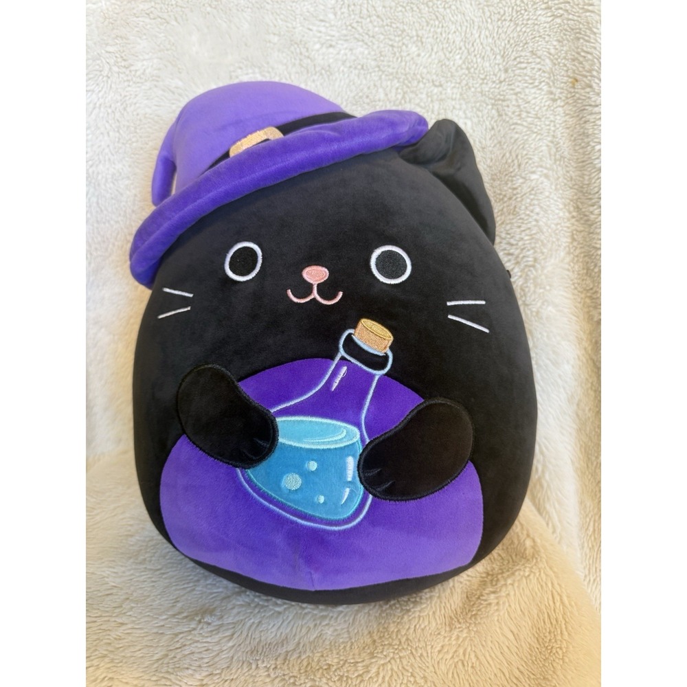 Squishmallows Autumn Black Cat Halloween Plush
